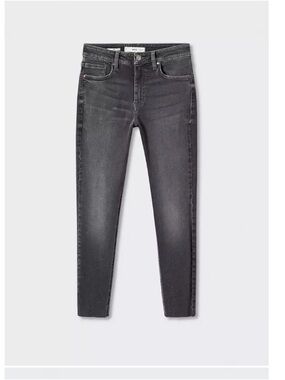 Mango Slim Skinny Jeans - Charcoal